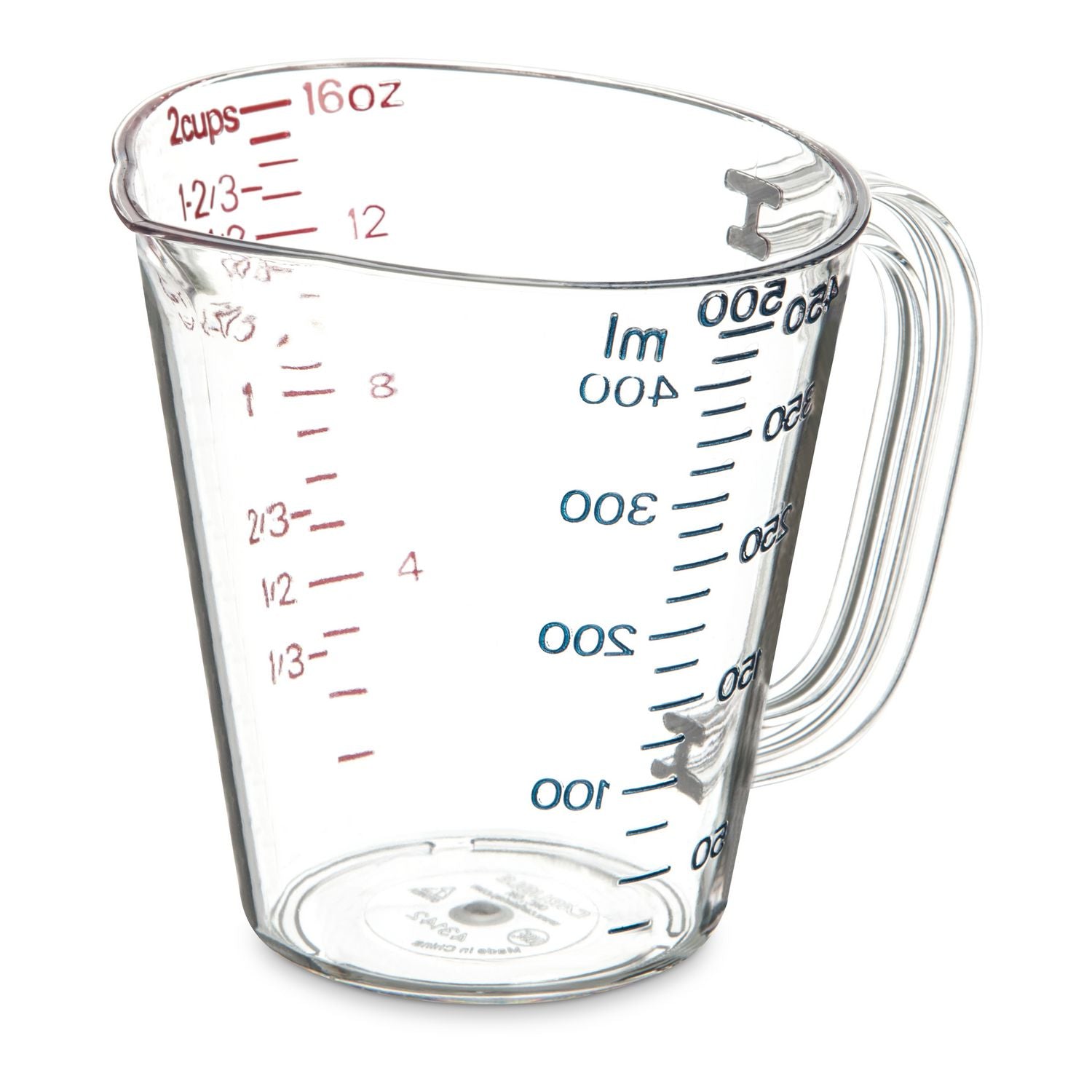 Commercial Measuring Cup, 1 pt, Clear