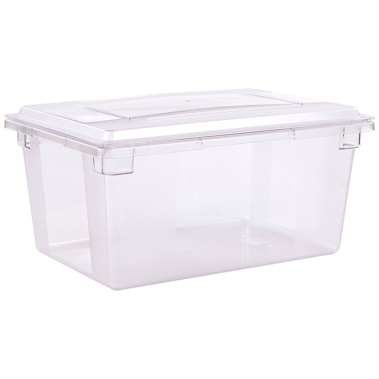 StorPlus Polycarbonate Food Storage Container, 16.6 gal, 18 x 26 x 12, Clear, Plastic Carlisle Flipcost