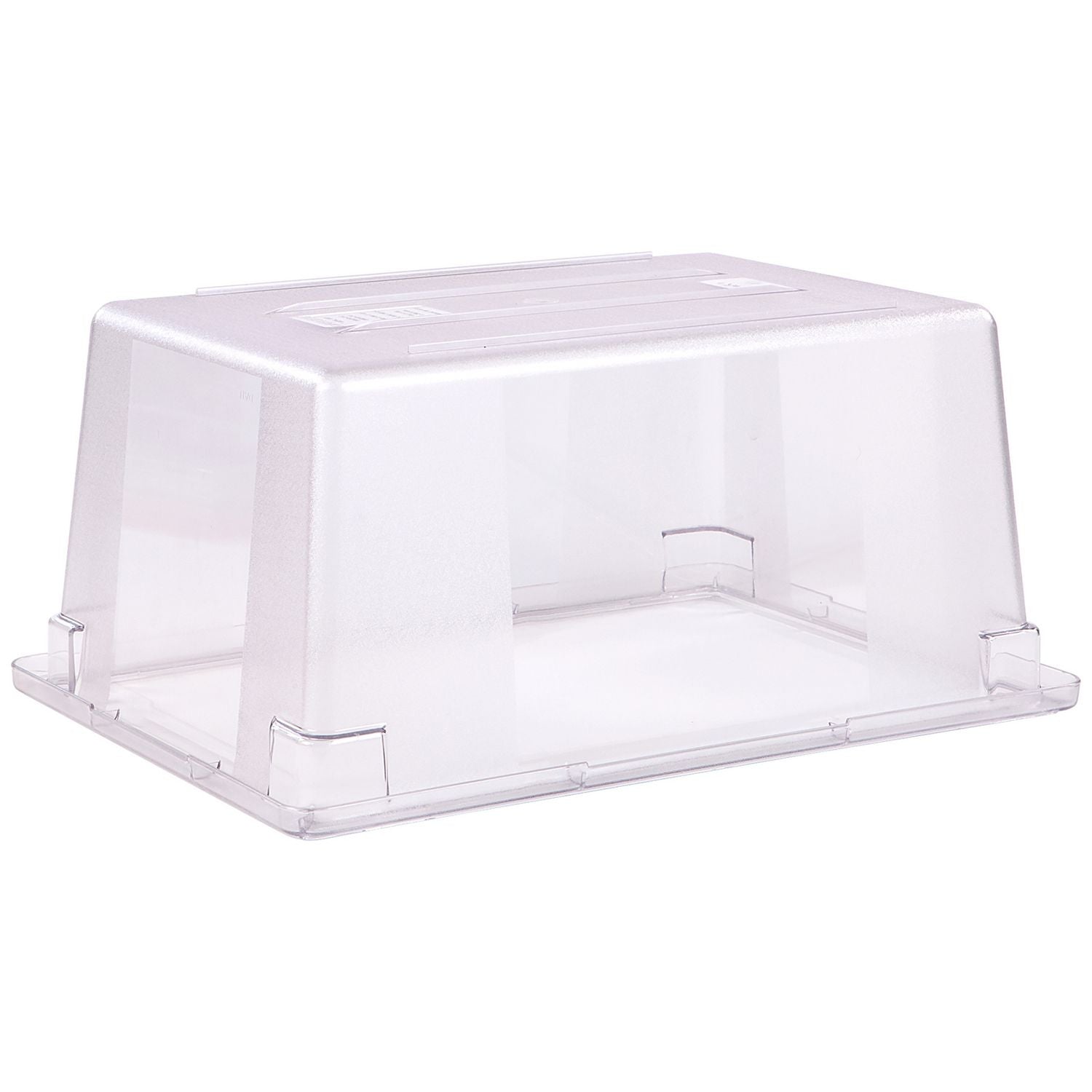 StorPlus Polycarbonate Food Storage Container, 16.6 gal, 18 x 26 x 12, Clear, Plastic Carlisle Flipcost