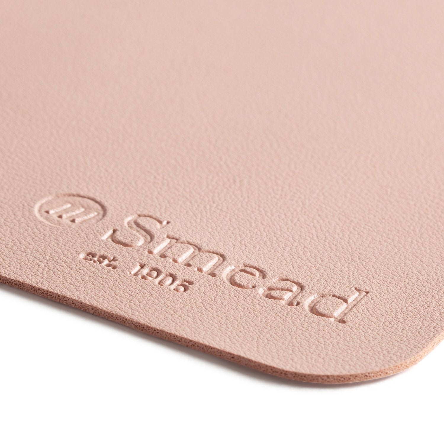 Smead™ Vegan Leather Desk Pads, 36 x 17, Light Pink