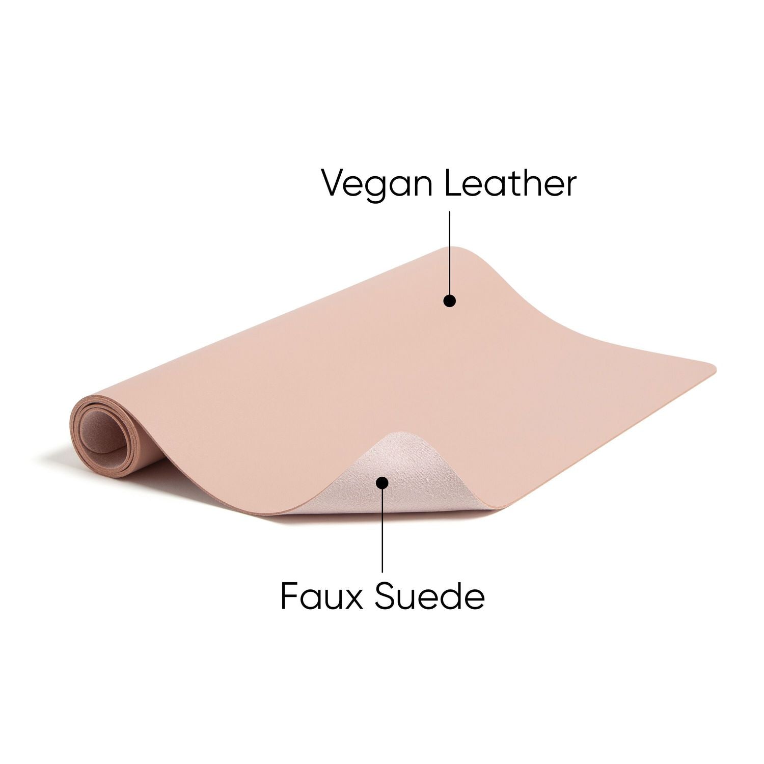 Smead™ Vegan Leather Desk Pads, 36 x 17, Light Pink