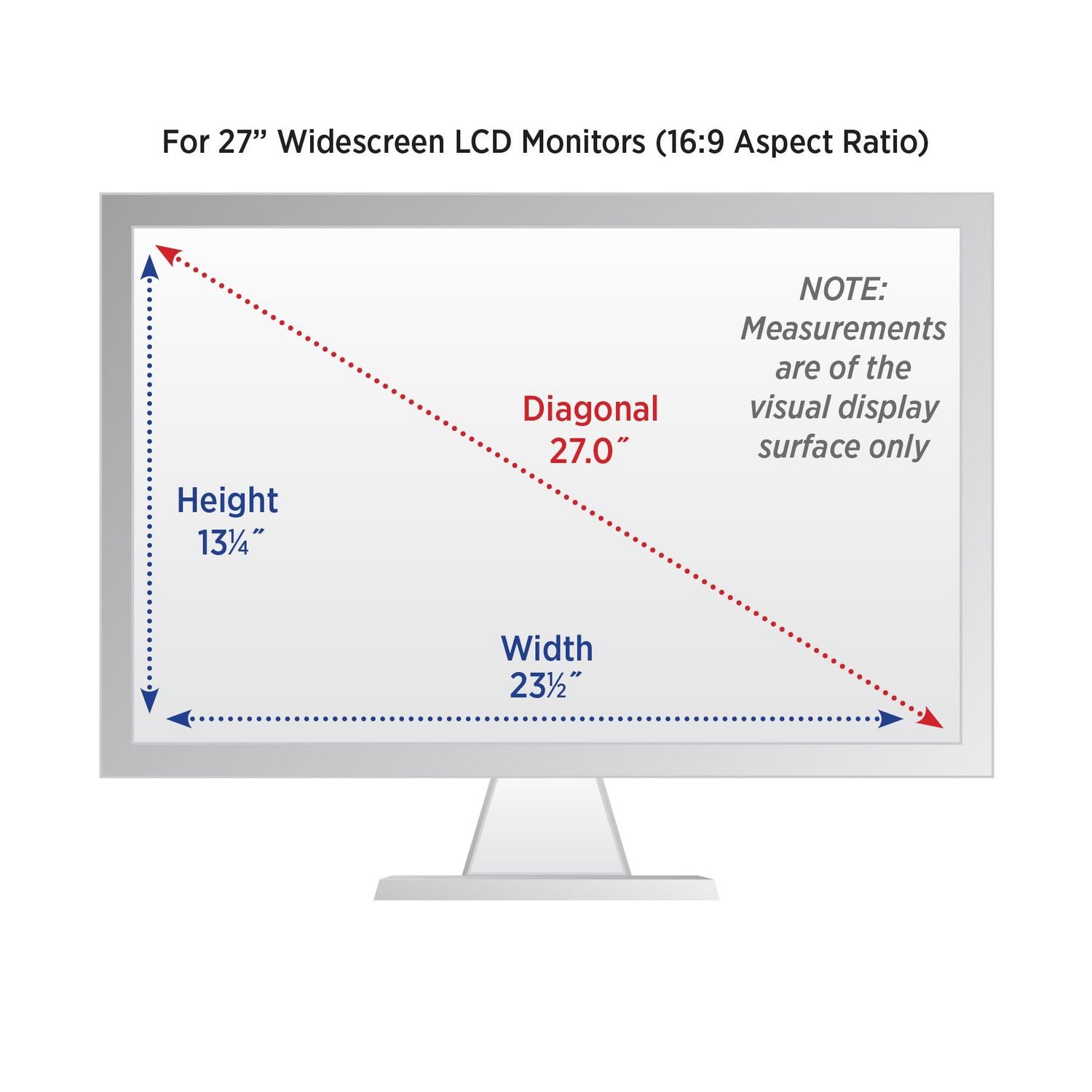 Kantek LCD Monitor Magnifier Filter for 27" Widescreen Flat Panel Monitor