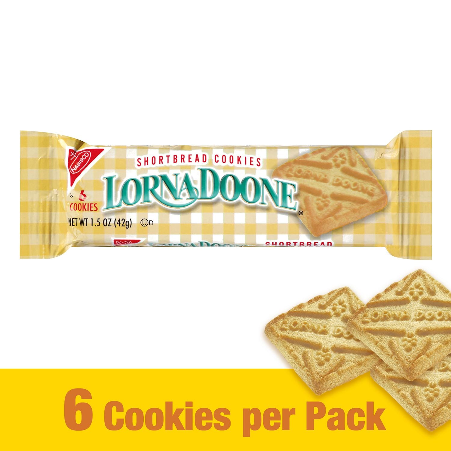 Lorna Doone Shortbread Cookies, 1.5 oz Packet, 30/Box, 2 Boxes/Carton Nabisco® Flipcost