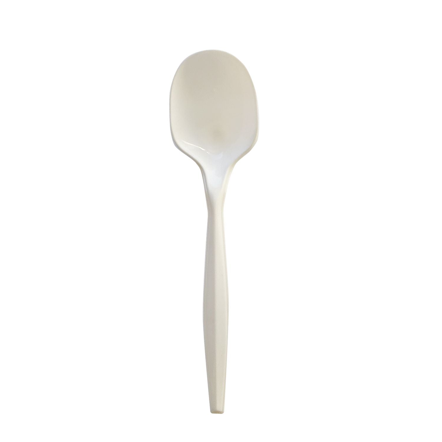 Mediumweight Polypropylene Cutlery, Teaspoon, White, 1,000/Carton Boardwalk® Flipcost