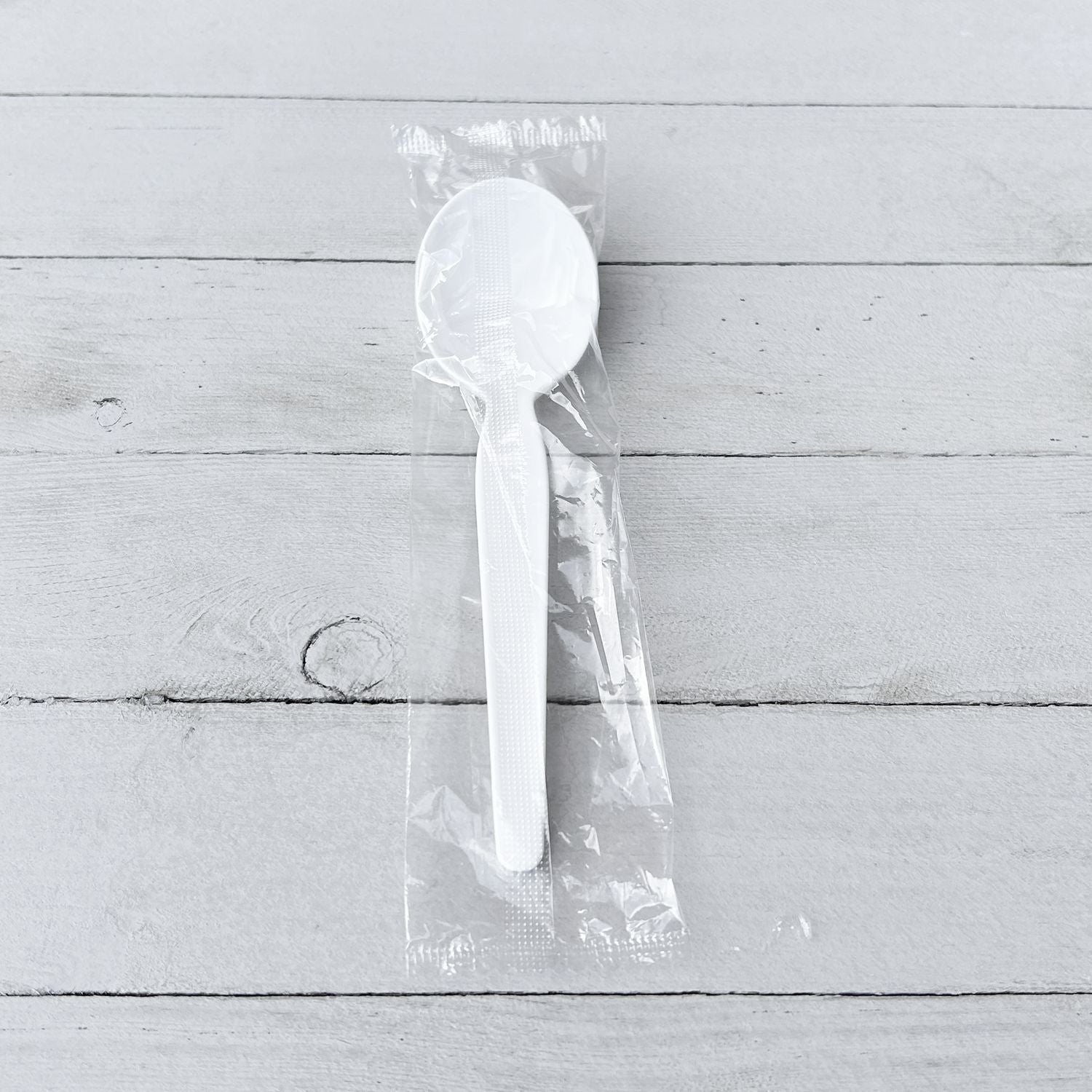 Heavyweight Wrapped Polystyrene Cutlery, Teaspoon, White, 1,000/Carton Boardwalk® Flipcost