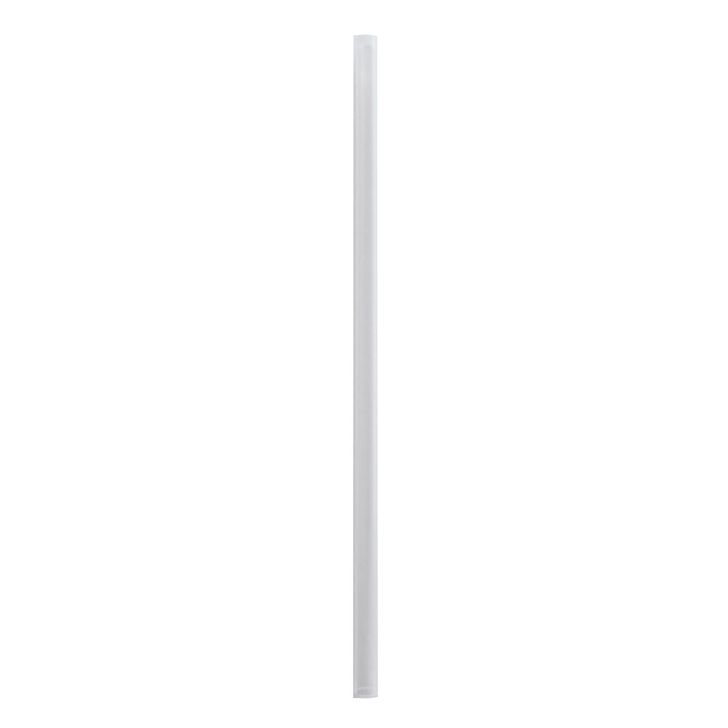 Giant Straws, 7.75", Polypropylene, Clear, 1,500/Carton