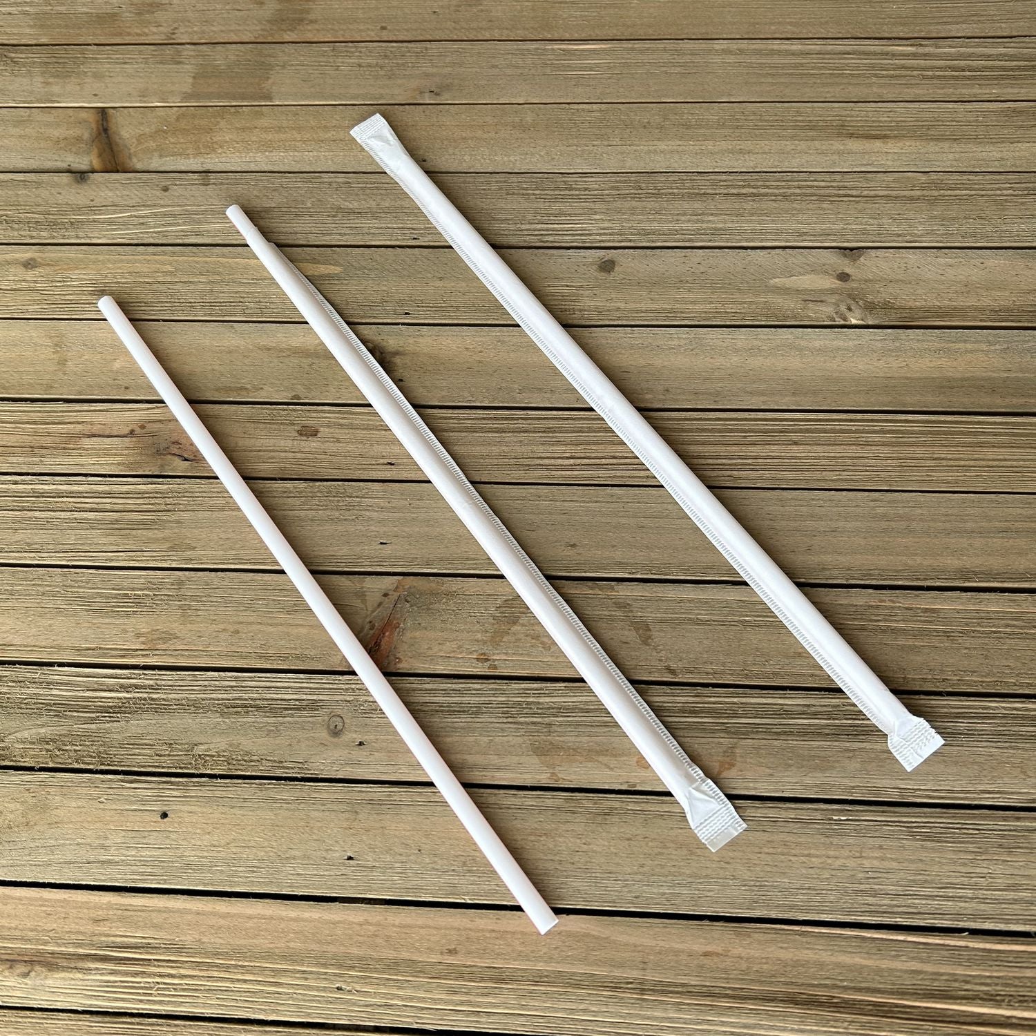 Wrapped Jumbo Straws, 10.25", Polypropylene, Red/White Striped, 2,000/Carton Boardwalk® Flipcost