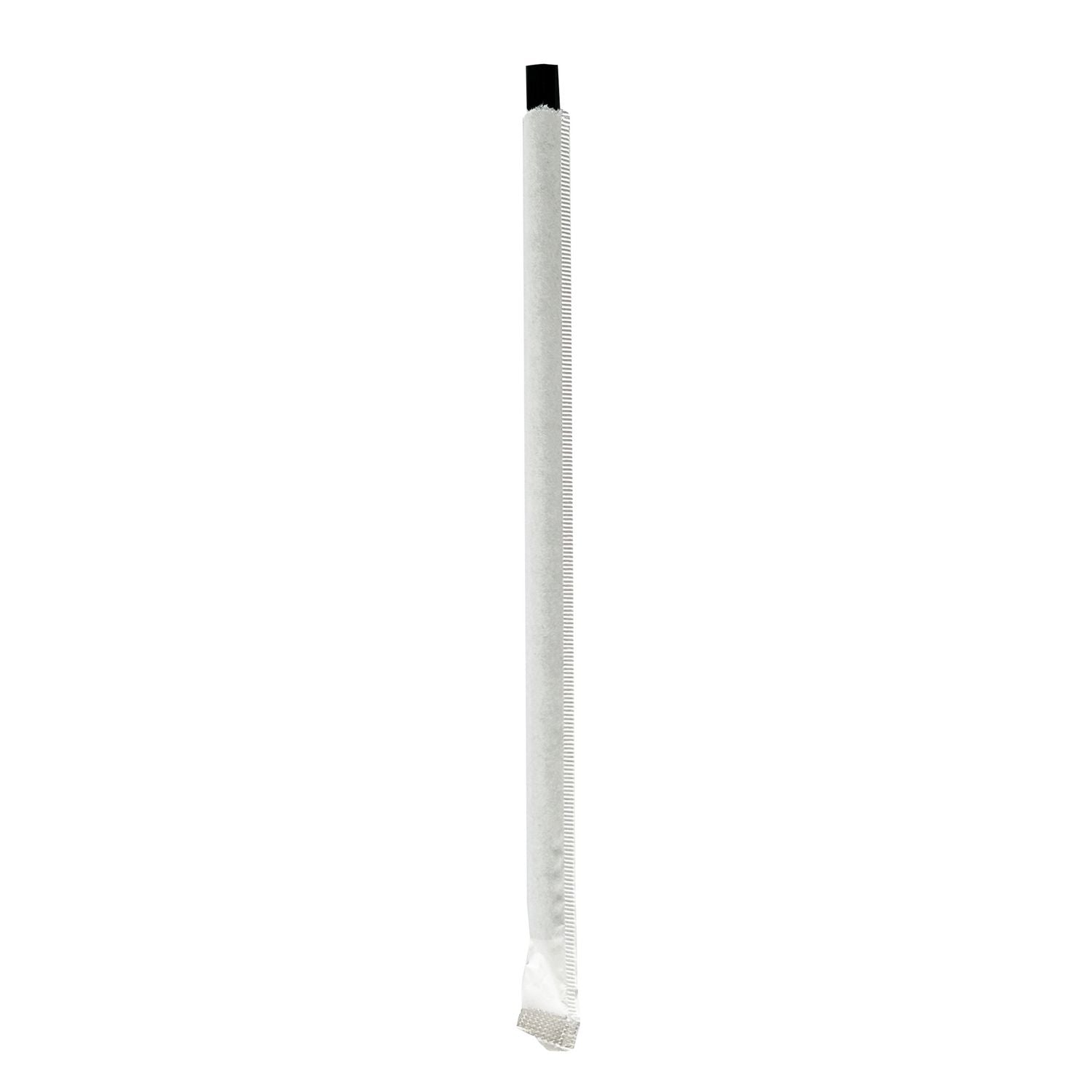 Giant Straws, 7.75", Polypropylene, Black, 1,500/Carton Boardwalk® Flipcost