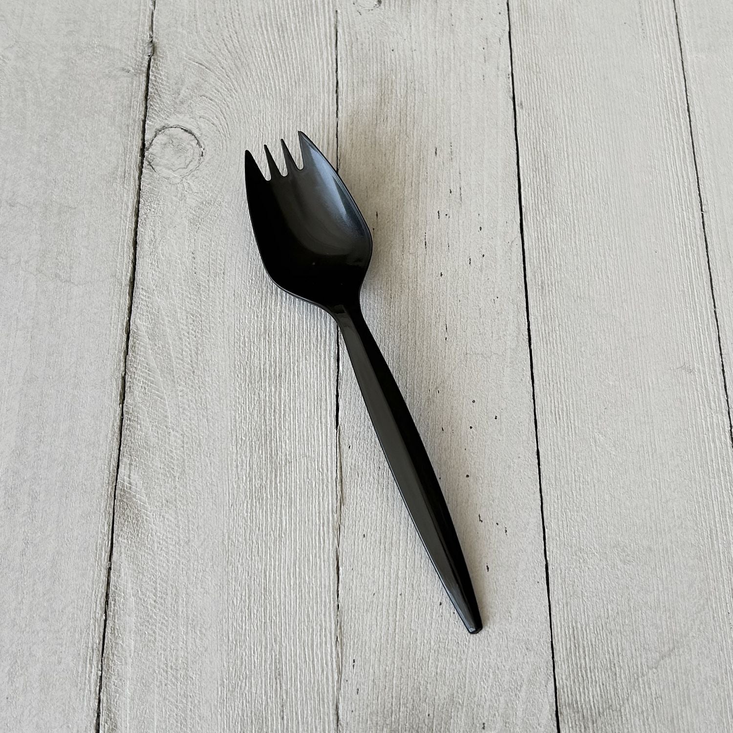 Mediumweight Polypropylene Cutlery, Spork, Black, 1,000/Carton Boardwalk® Flipcost