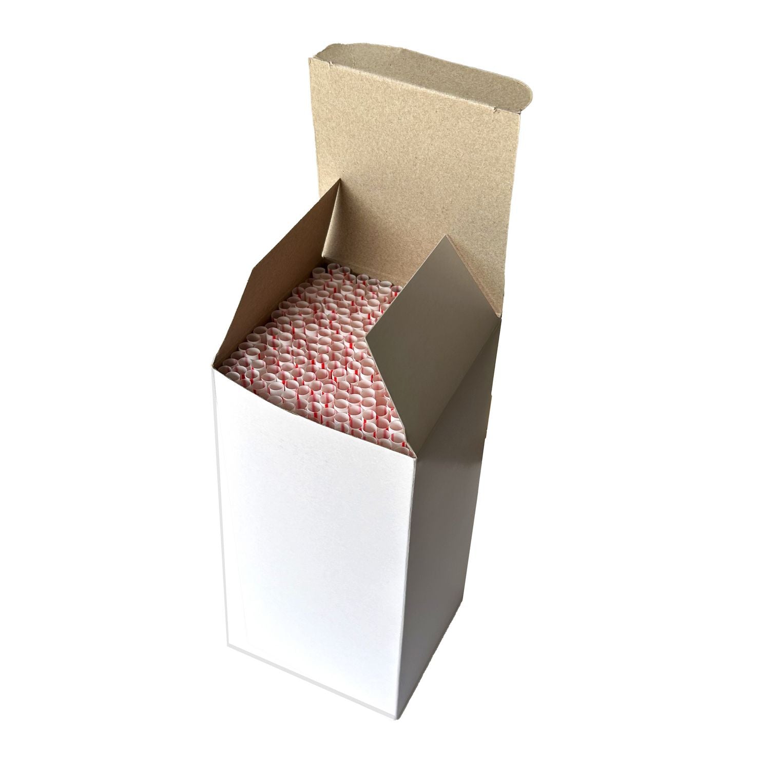 Jumbo Straws, 7.75", Polypropylene, Red/White Striped, 12,500/Carton Boardwalk® Flipcost