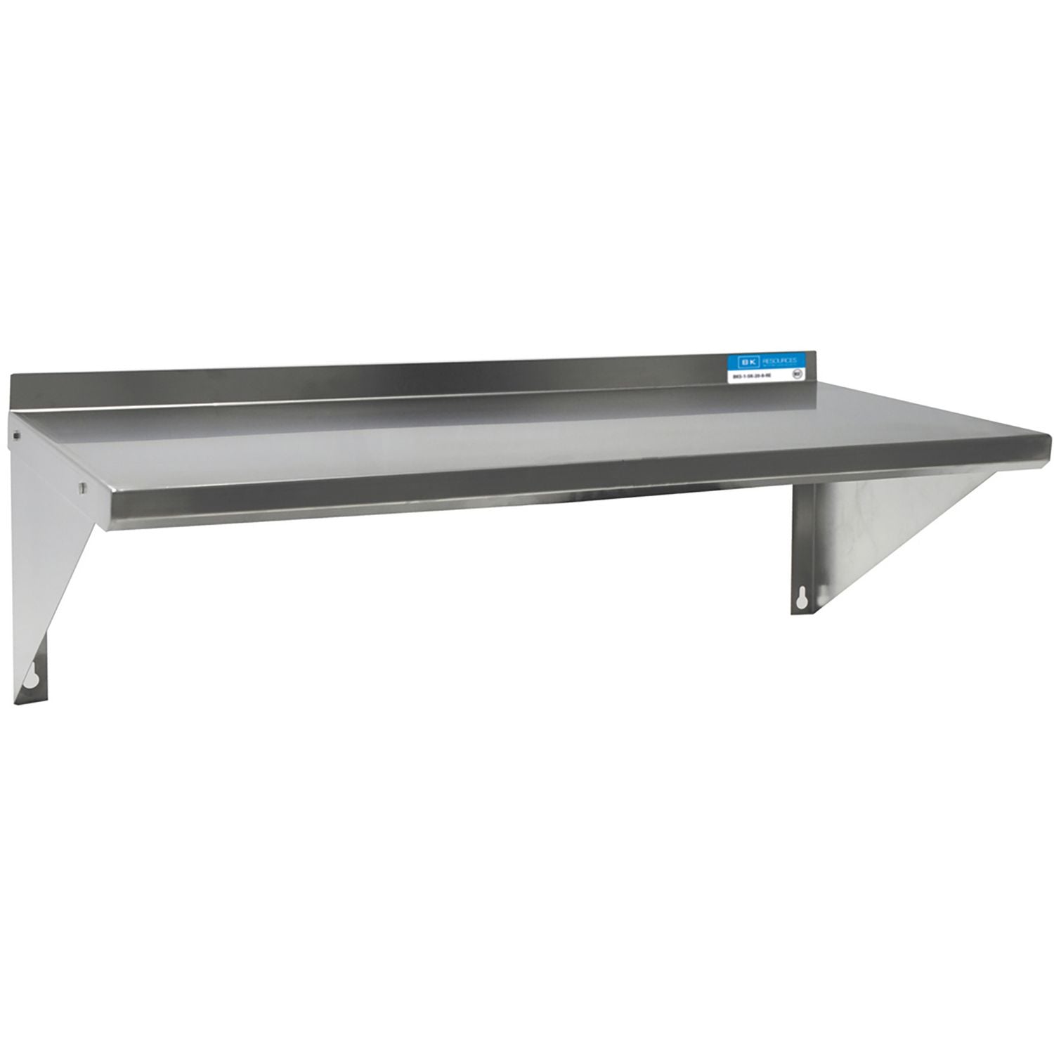 Stainless Steel Economy Overshelf, 32w x 16d x 11.5h, Stainless Steel, Silver, 2/Pallet