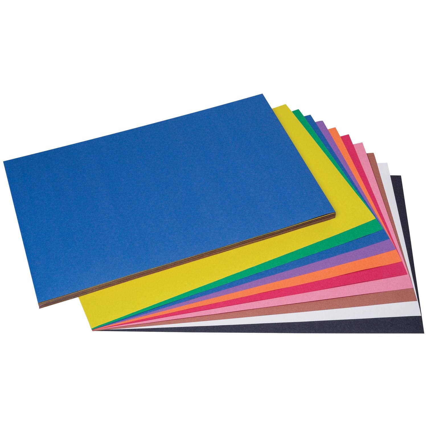 SunWorks Construction Paper, 50 lb Text Weight, 12 x 18, Assorted Colors, 50 Sheets/Pack, 25 Packs/Carton Prang® Flipcost