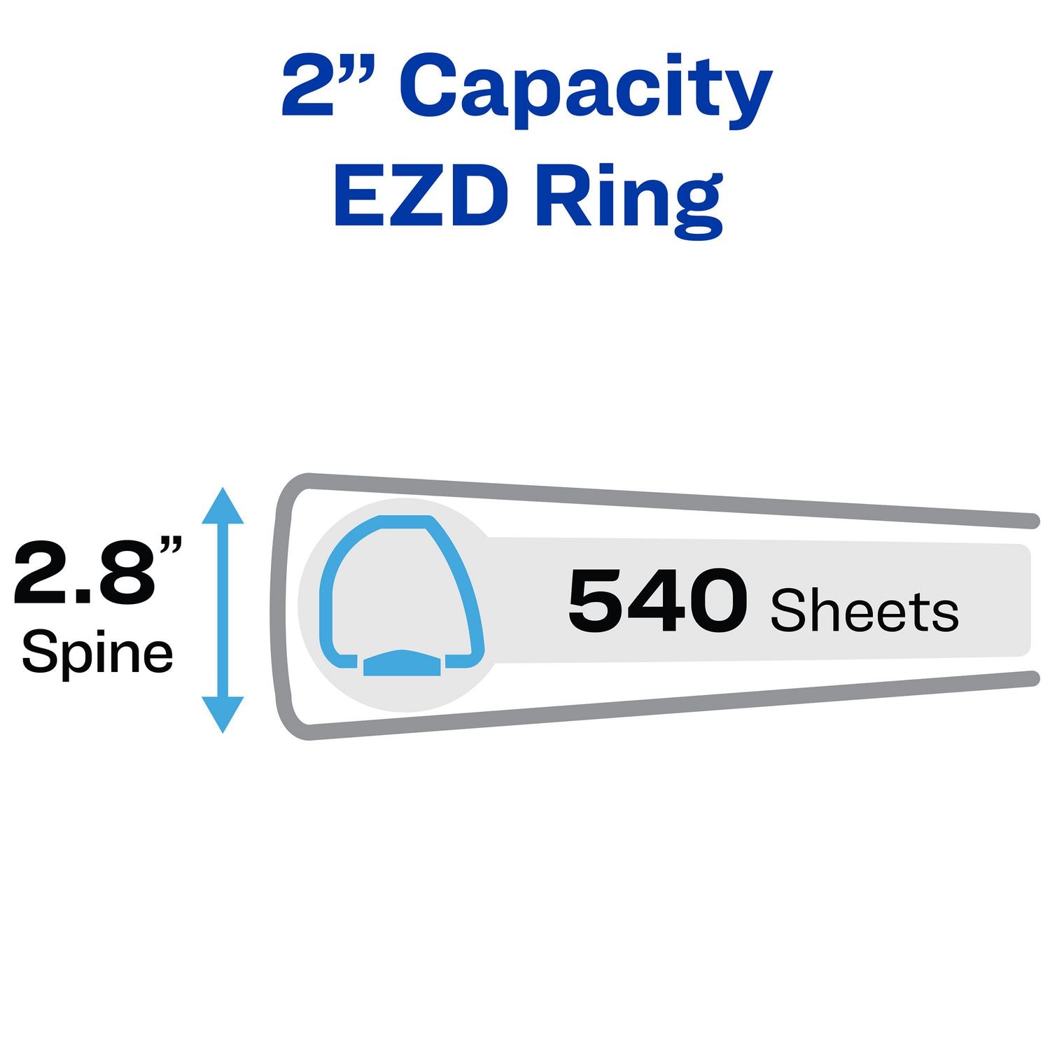 Heavy-Duty View Binder with DuraHinge and One Touch EZD Rings, 3 Rings, 2" Capacity, 11 x 8.5, Purple, 6/Carton Avery® Flipcost