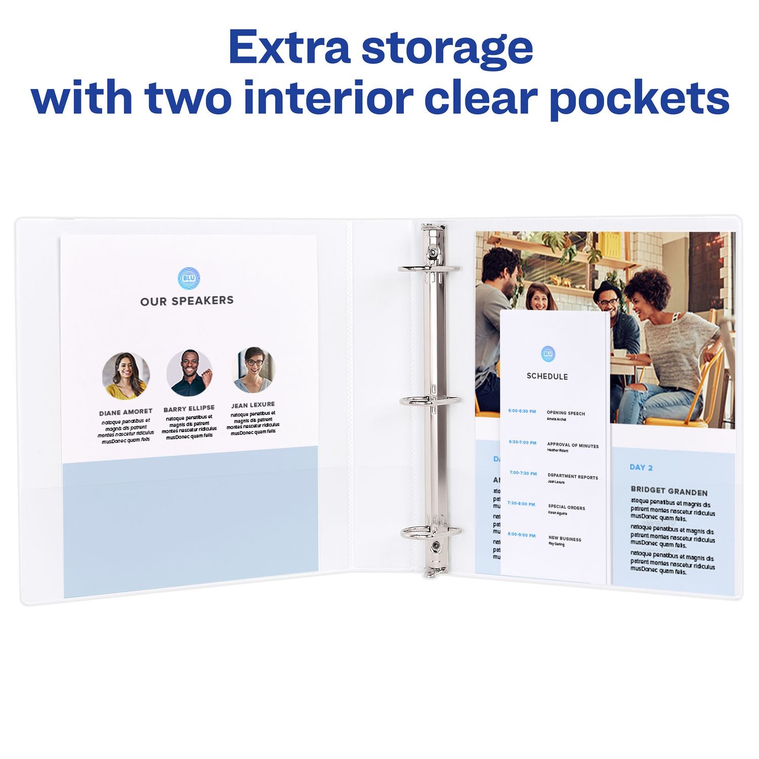 Durable View Binder with DuraHinge and Slant Rings, 3 Rings, 1" Capacity, 11 x 8.5, White, 12/Carton Avery® Flipcost