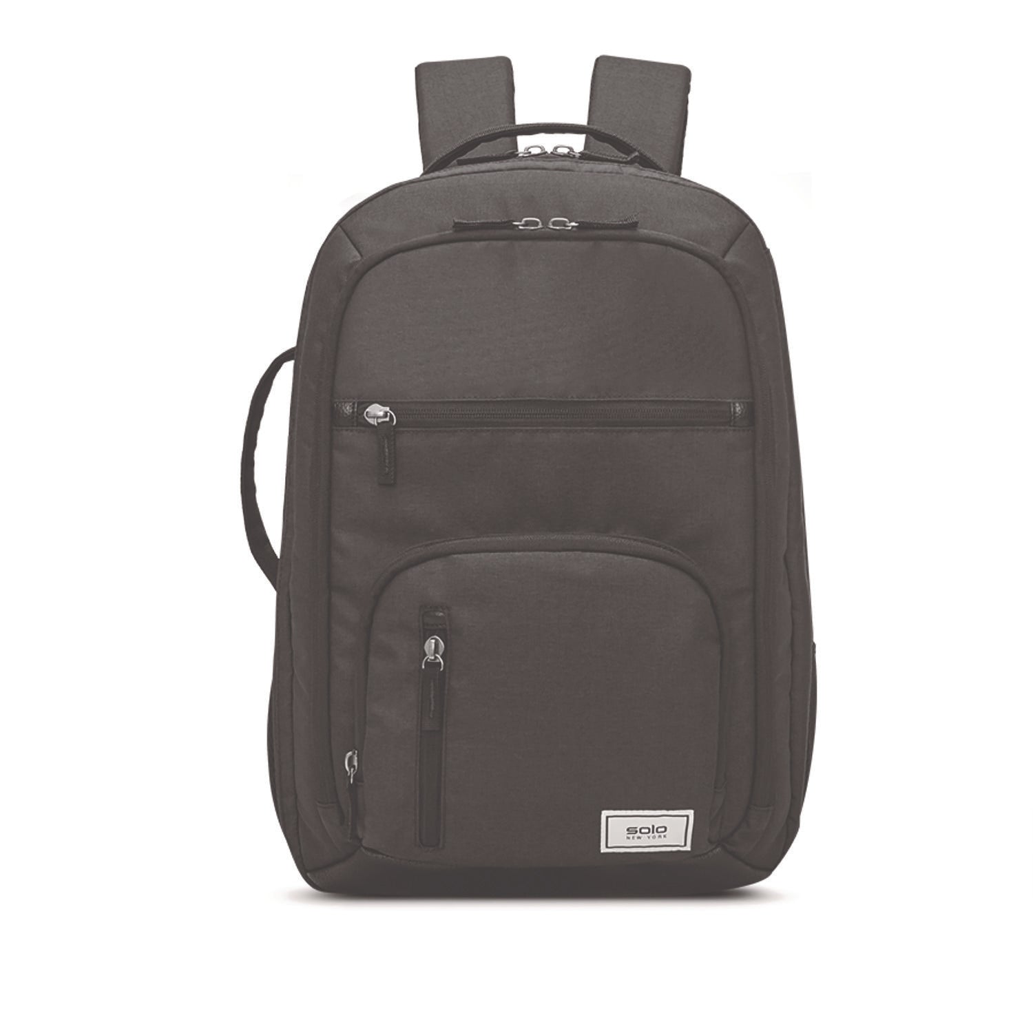 Grand Travel Recycled TSA Backpack, Fits Devices Up to 17.3", 12.25 x 6.5 x 18.63, Dark Gray