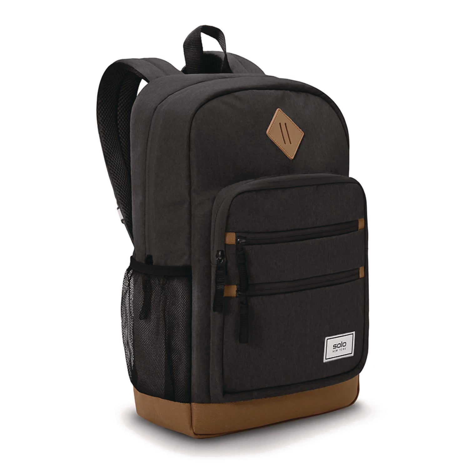 Re:Fresh Machine Washable Backpack, Fits Devices Up to 15.6", 11.4 x 5.25 x 17.5, Dark Gray Solo Flipcost