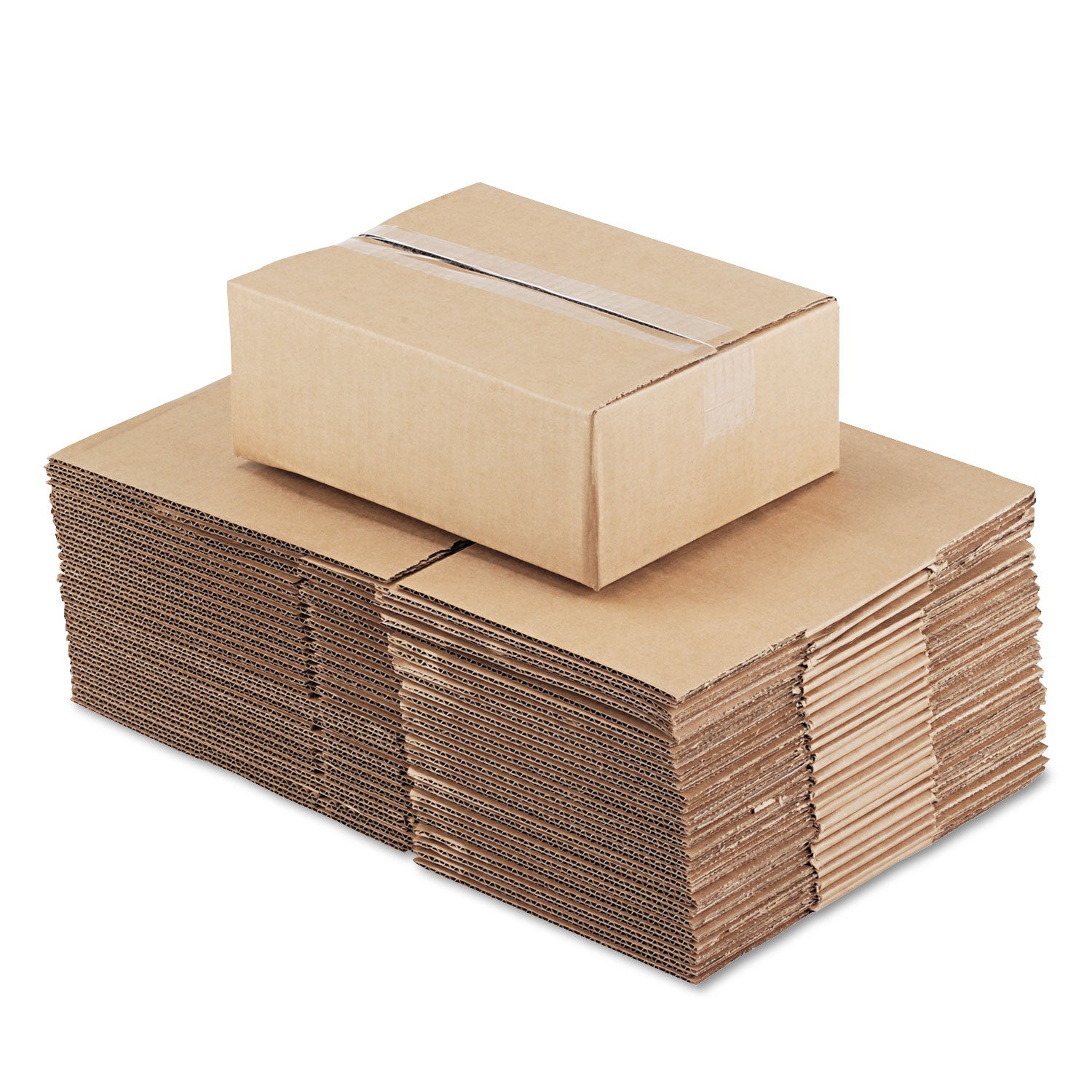 Universal® Fixed-Depth Corrugated Shipping Boxes, Regular Slotted Container (RSC), 9" x 12" x 4", Brown Kraft, 25/Bundle