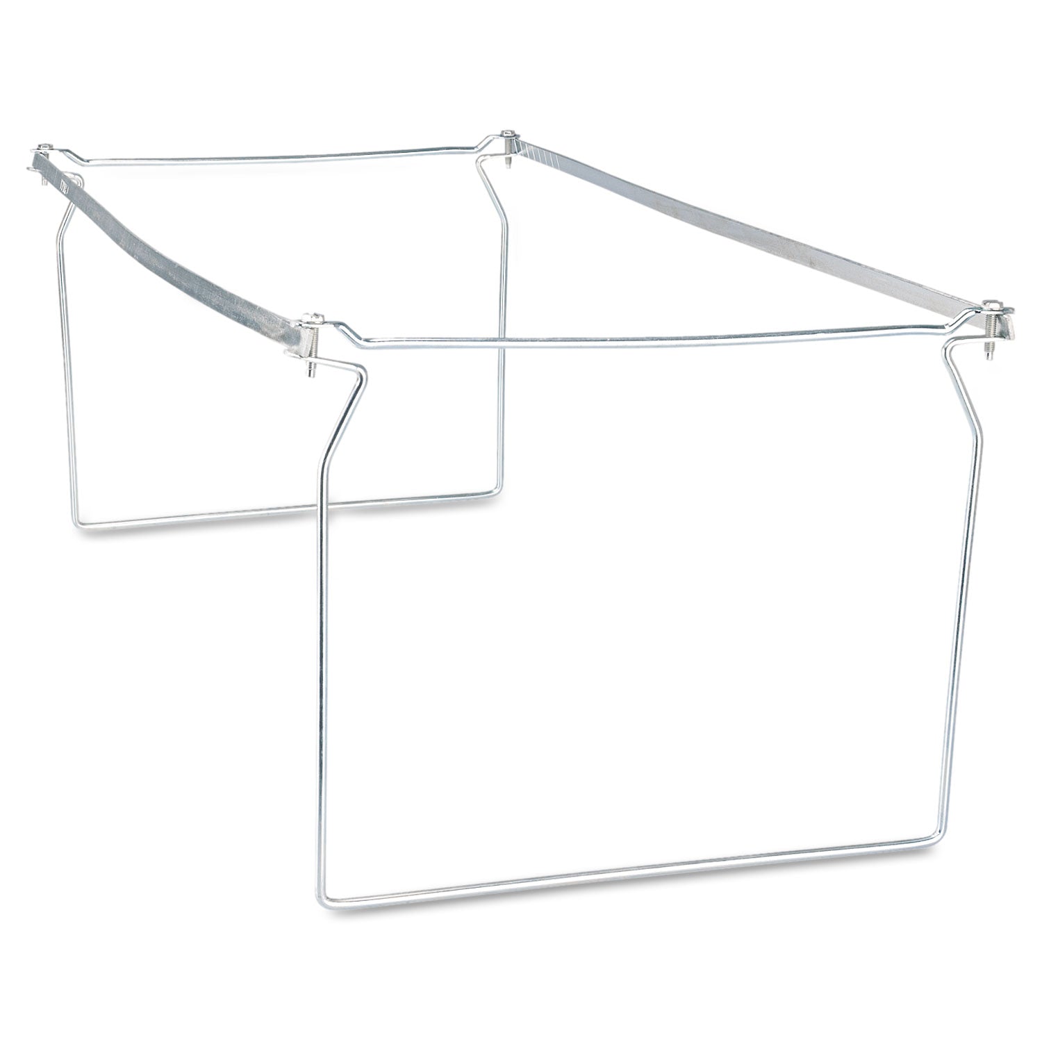 Universal® Screw-Together Hanging Folder Frame, Letter Size, 23" to 26.77" Long, Silver