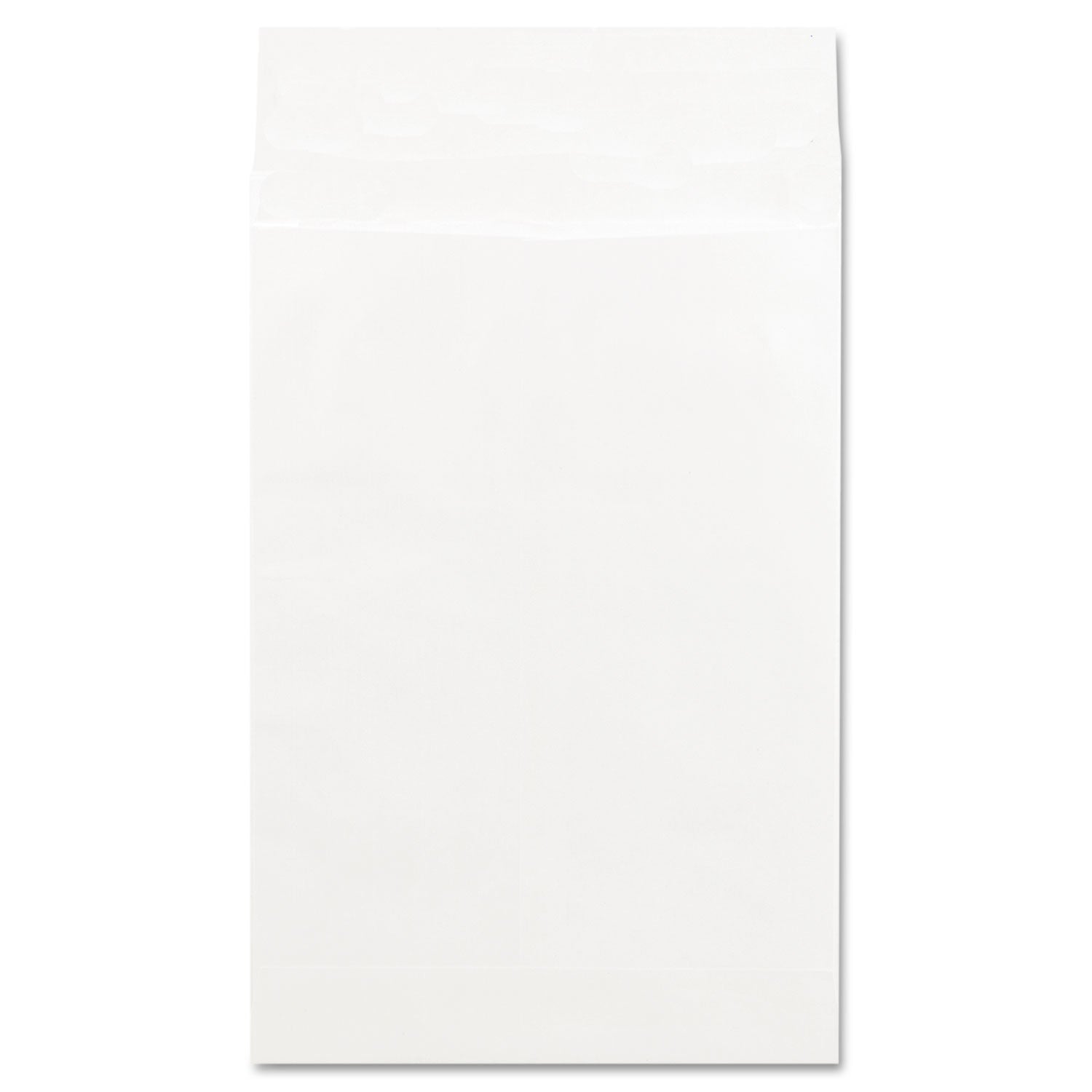 Deluxe Tyvek Expansion Envelopes, Open-End, 2" Capacity, #15 1/2, Square Flap, Self-Adhesive Closure, 12 x 16, White, 100/Box