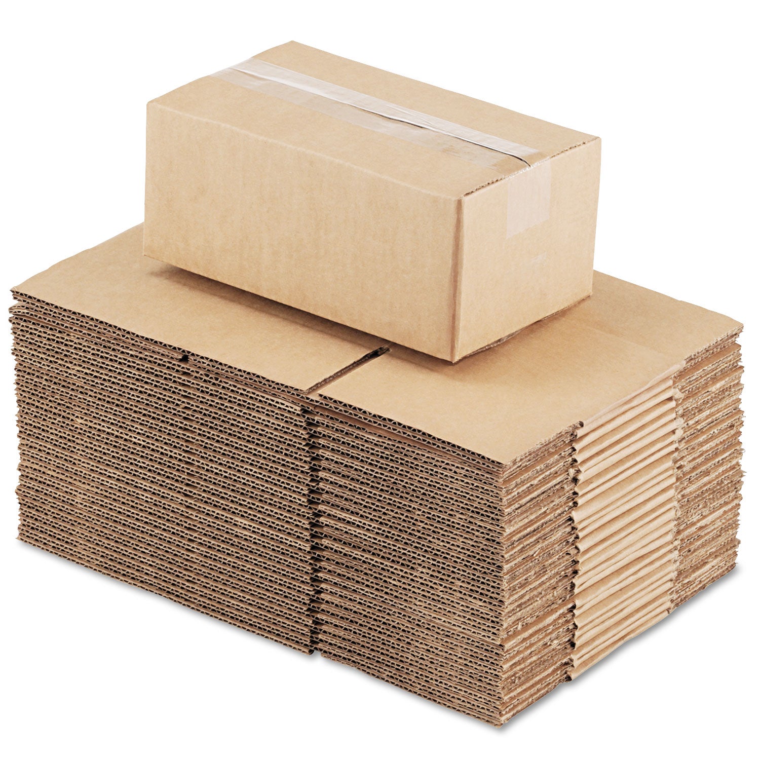 Universal® Fixed-Depth Corrugated Shipping Boxes, Regular Slotted Container (RSC), 6" x 10" x 4", Brown Kraft, 25/Bundle