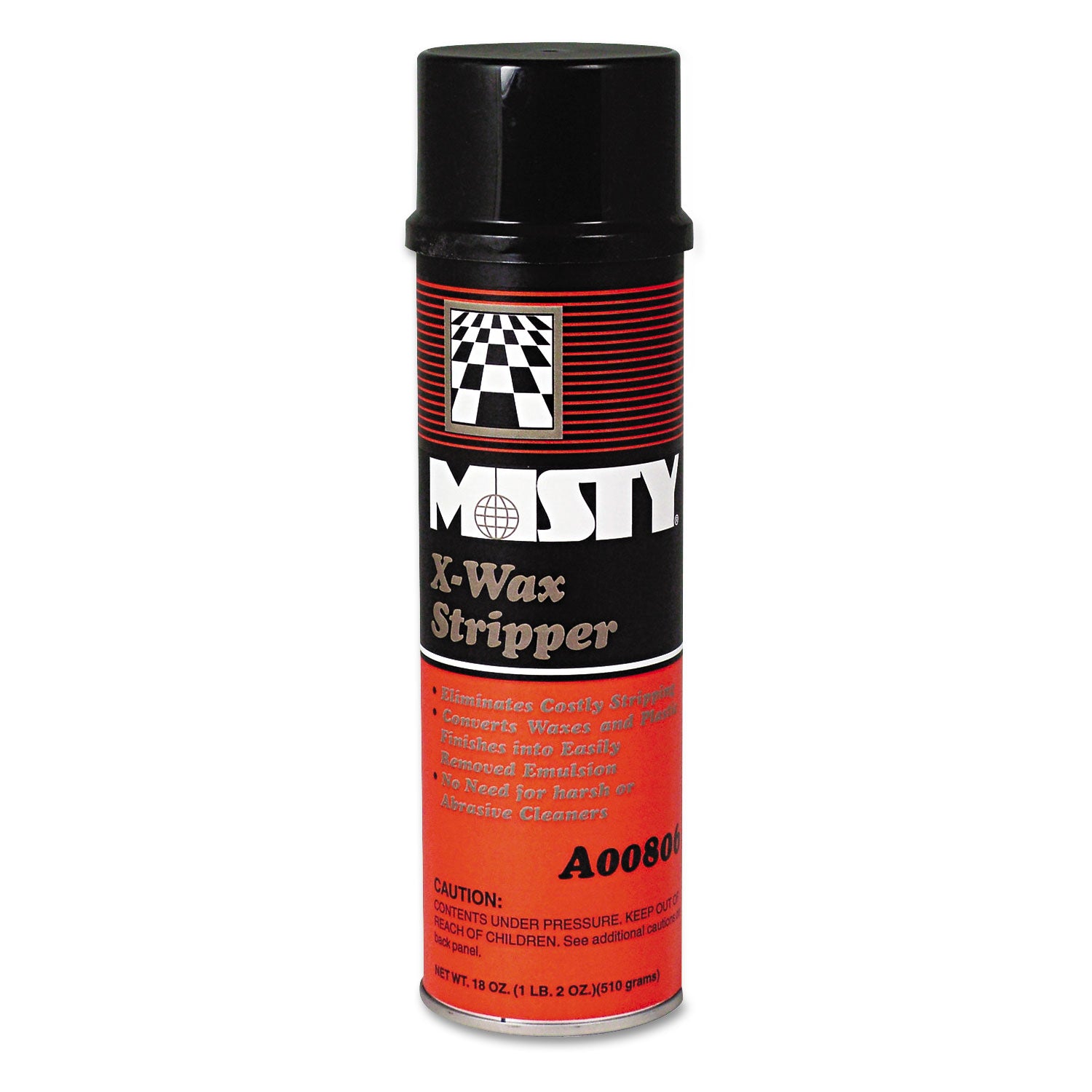 X-Wax Floor Stripper, 18 oz Aerosol Spray