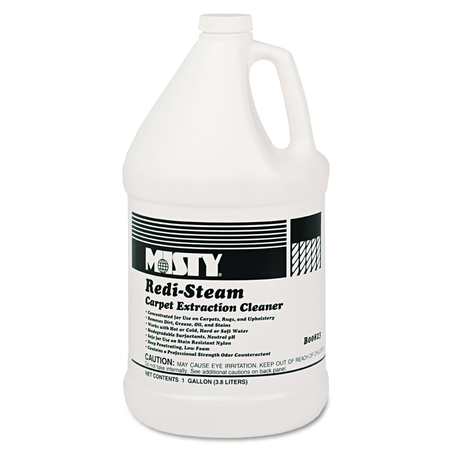 Redi-Steam Carpet Cleaner, Pleasant Scent, 1 gal Bottle, 4/Carton