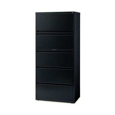 Black File Cabinet Drawers, 5 Letter/Legal/A4-Size File Drawers, Black, 30 x 18.62 x 67.62 Flipcost Flipcost