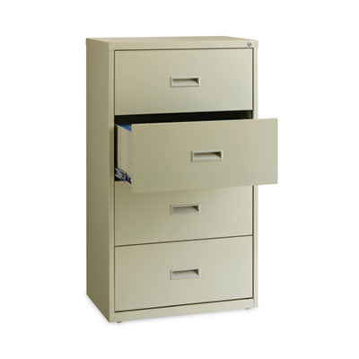 Steel Lateral File Cabinet , 4 Letter/Legal/A4-Size File Drawers, Putty, 30 x 18.62 x 52.5 Flipcost Flipcost