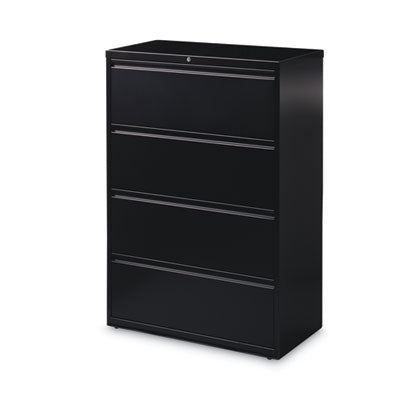 Black 4-Drawer File Cabinet, 4 Letter/Legal/A4-Size File Drawers, , 36 x 18.62 x 52.5 Flipcost Flipcost