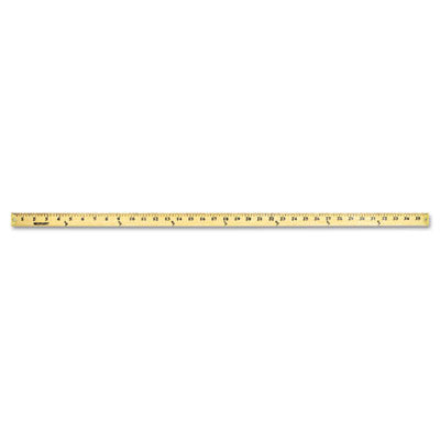 ACME UNITED CORPORATION Wood Yardstick with Metal Ends, 36" Long. Clear Lacquer Finish Flipcost Flipcost