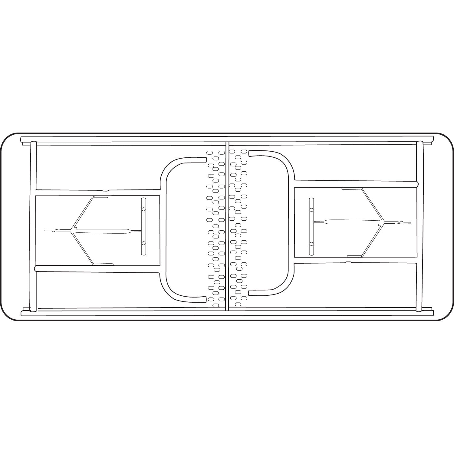 Alera® Resin Rectangular Folding Table, Square Edge, 72w x 30d x 29h, Platinum