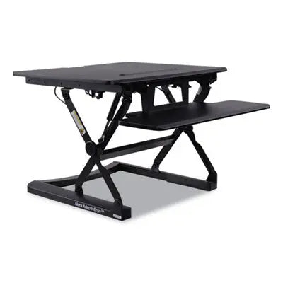 ALERA AdaptivErgo Two-Tier Sit-Stand Lifting Workstation, 35.12" x 31.1" x 5.91" to 19.69", Black Flipcost Flipcost