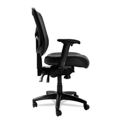ALERA Alera Elusion Series Mesh Mid-Back Multifunction Chair, Supports Up to 275 lb, 17.7" to 21.4" Seat Height, Black Flipcost Flipcost
