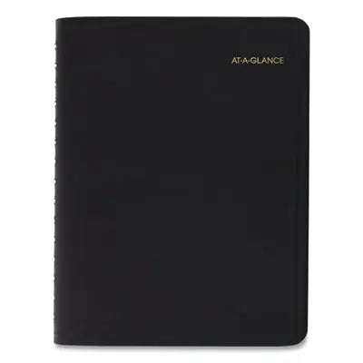 AT-A-GLANCE Four-Person Group Daily Appointment Book, 11 x 8, Black Cover, 12-Month (Jan to Dec): 2024 Flipcost Flipcost
