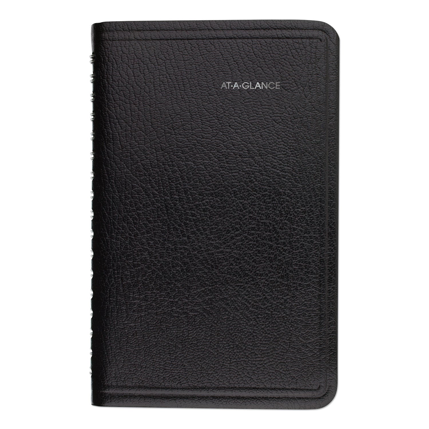 AT-A-GLANCE® DayMinder Weekly Pocket Appointment Book with Telephone/Address Section, 6 x 3.5, Black Cover, 12-Month (Jan to Dec): 2025