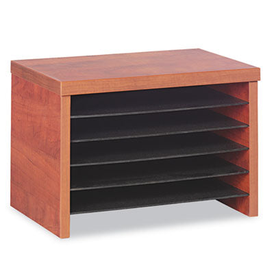 Alera Valencia Under Counter File Organizer Shelf, 15.75w x 9.88d x 10.88h, Cherry Flipcost Flipcost