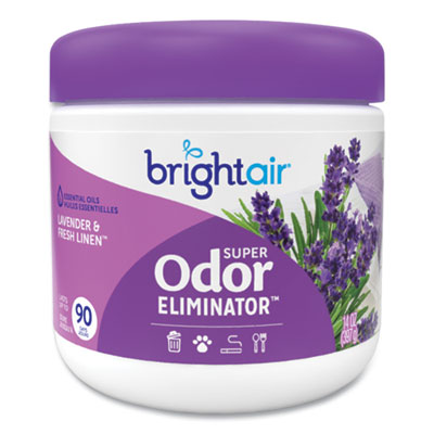 BRIGHT Air® Super Odor Eliminator, Lavender and Fresh Linen, Purple, 14 oz Jar Flipcost Flipcost