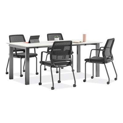 Medina Guest Chair Black, Supports Up to 275 lb, 18" Seat Height, Black Seat/Back/Base Flipcost Flipcost