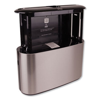 Compact Multifold Towel Dispenser, 12.68 x 4.56 x 7.92, Stainless Steel/Black Flipcost Flipcost