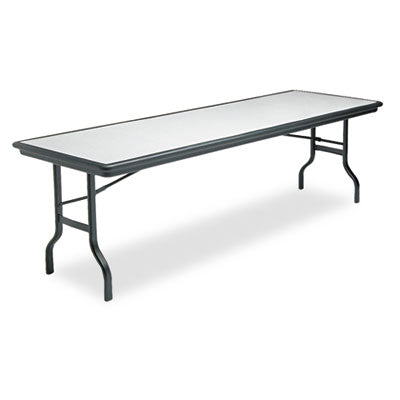 IndestrucTable Ultimate Folding Table, Rectangular, 96" x 30" x 29", Granite/Black Flipcost Flipcost