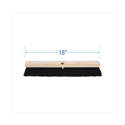 Boardwalk® Floor Brush Head, 2.5" Black Tampico Fiber Bristles, 18" Brush Flipcost Flipcost