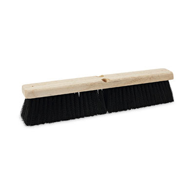 Boardwalk® Floor Brush Head, 3" Black Medium Weight Polypropylene Bristles, 18" Brush Flipcost Flipcost