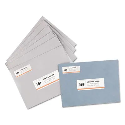 AVERY PRODUCTS CORPORATION White Address Labels w/ Sure Feed Technology for Laser Printers, Laser Printers, 1 x 2.63, White, 30/Sheet, 250 Sheets/Box Flipcost Flipcost