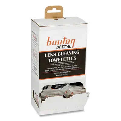 PROTECTIVE INDUSTRIAL PRODUCTS INC Optical Lens Cleaning Towelettes, Individually Wrapped in Dispenser Box, 100/Box Flipcost Flipcost