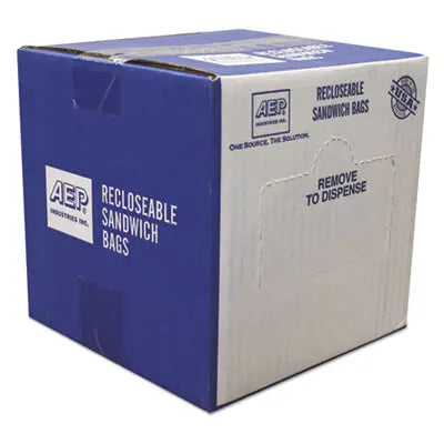 Handi-Bag® Recloseable Zipper Seal Sandwich Bags, 1.15 mil, 6.5" x 5.88", Clear, 500/Box Flipcost Flipcost