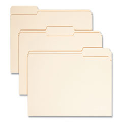 Smead™ Top Tab File Folders with Antimicrobial Product Protection, 1/3-Cut Tabs: Assorted, Letter, 0.75" Expansion, Manila, 100/Box Flipcost Flipcost