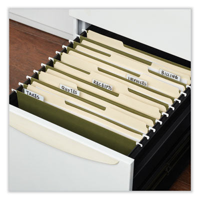 Universal® Box Bottom Hanging File Folders, 1" Capacity, Letter Size, 1/5-Cut Tabs, Standard Green, 25/Box Flipcost Flipcost