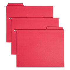 Smead™ FasTab Hanging Folders, Letter Size, 1/3-Cut Tabs, Red, 20/Box Flipcost Flipcost