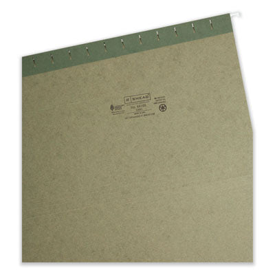 Smead™ Hanging Folders, Legal Size, 1/5-Cut Tabs, Standard Green, 25/Box Flipcost Flipcost