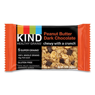 KIND Healthy Grains Bar, Peanut Butter Dark Chocolate, 1.2 oz, 12/Box Flipcost Flipcost